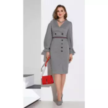 Платье Lissana-4148 В цвете: Серый; Размеры: 50,52,48