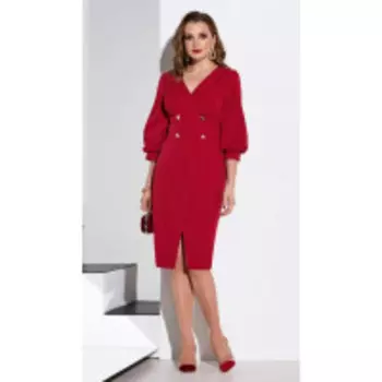 Платье Lissana-4181 В цвете: Красный; Размеры: 50,52,48