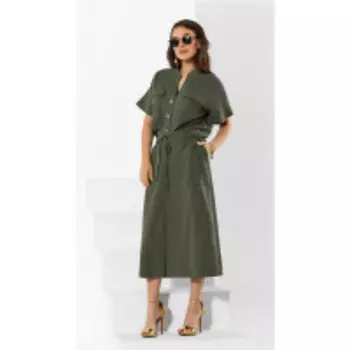 Платье Lissana-4248 В цвете: Зеленый; Размеры: 50,46,48