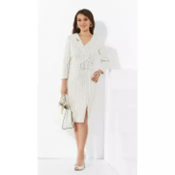 Платье Lissana-4311 В цвете: Белый; Размеры: 50,48