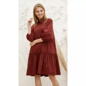 Платье LOKKA-758 В цвете: Красный; Размеры: 50,46,48,44