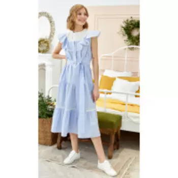 Платье LOKKA-804 В цвете: Голубой; Размеры: 46,48,44