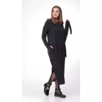 Платье Mali-457 В цвете: Черный; Размеры: 48,54