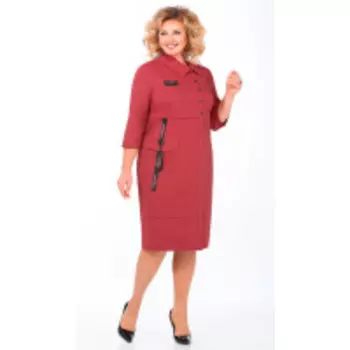 Платье Matini-31348 В цвете: Красный; Размеры: 56,52,54