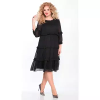 Платье Matini-31484 В цвете: Черный; Размеры: 56,50,52,54