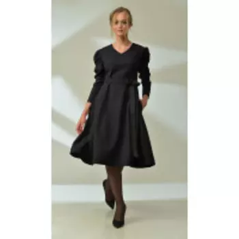 Платье MAX-4-017п В цвете: Черный; Размеры: 50,52,46,48,44,42