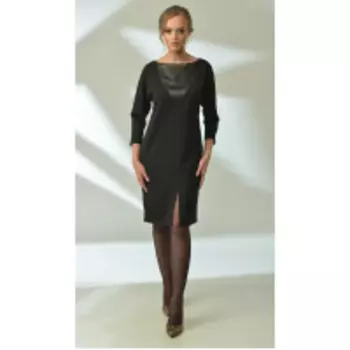 Платье MAX-4-019 В цвете: Черный; Размеры: 56,50,52,46,48,54,44,42