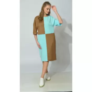 Платье MAX-4-029 В цвете: Разноцветный; Размеры: 50,52,46,48,54,44,42