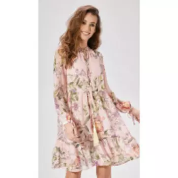 Платье MAX-733Р В цвете: Розовый; Размеры: 46,44,42