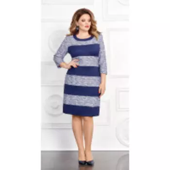 Платье Mira Fashion-4584 В цвете: Синий; Размеры: 50,48,54