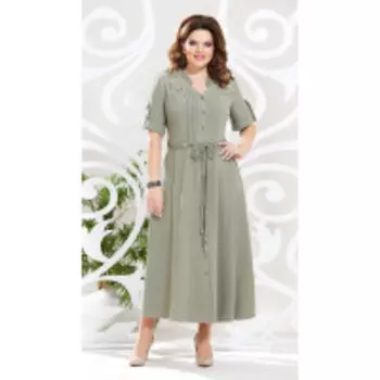 Платье Mira Fashion-4615 В цвете: Зеленый; Размеры: 56,58,52,54