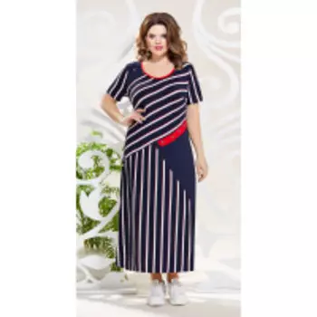 Платье Mira Fashion-4794 В цвете: Синий; Размеры: 56,54