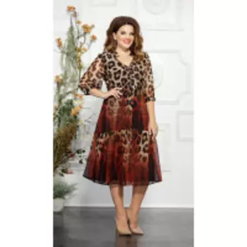 Платье Mira Fashion-4840 Размеры: 56,50,52,54