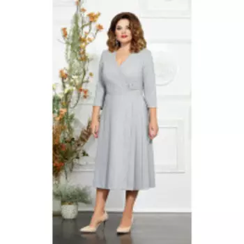 Платье Mira Fashion-4849 В цвете: Серый; Размеры: 50,52,54