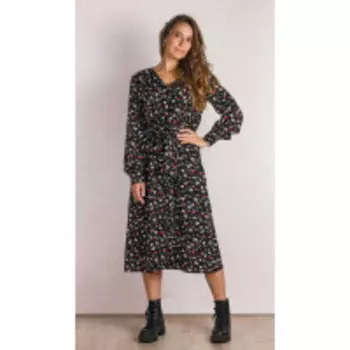 Платье Mirolia-773 В цвете: Черный; Размеры: 50,52,46,48,54,44,42