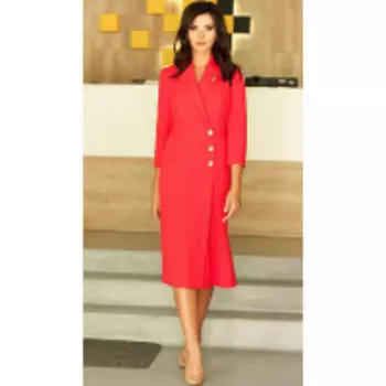 Платье Мода-Юрс-2430/4 В цвете: Красный; Размеры: 52