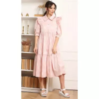 Платье Мода-Юрс-2662 В цвете: Розовый; Размеры: 46,48,44