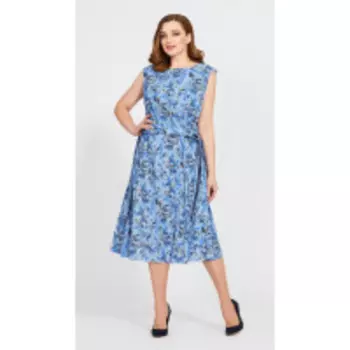 Платье Мублиз-520/1 В цвете: Голубой; Размеры: 50,48