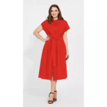 Платье Мублиз-525/3 В цвете: Красный; Размеры: 50,52,54