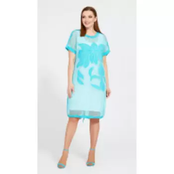 Платье Мублиз-537 В цвете: Голубой; Размеры: 50,52,48