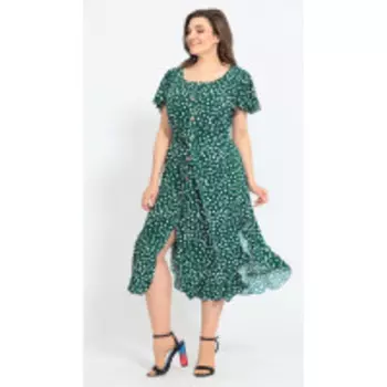 Платье Мублиз-556 В цвете: Зеленый; Размеры: 50,52