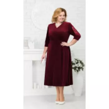 Платье Ninele-2187 В цвете: Красный; Размеры: 56,58,60,62,64