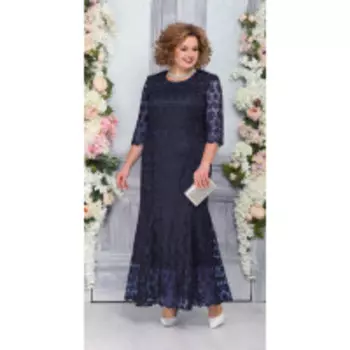 Платье Ninele-2234/1 В цвете: Синий; Размеры: 56,58,60,62,54