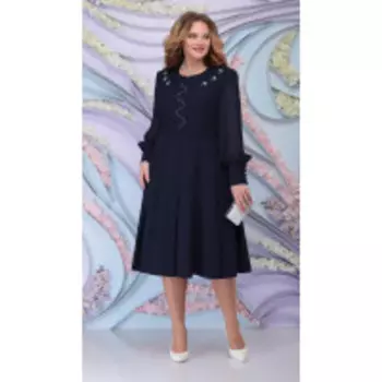 Платье Ninele-2269/4 В цвете: Синий; Размеры: 56,58,60,62,54