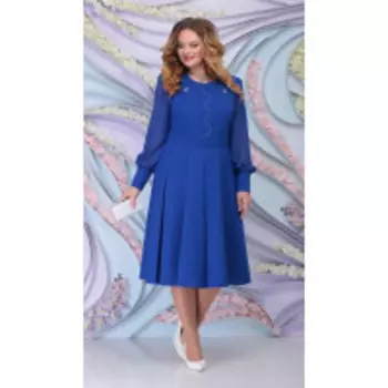 Платье Ninele-2269/6 В цвете: Синий; Размеры: 56,58,60,62,54