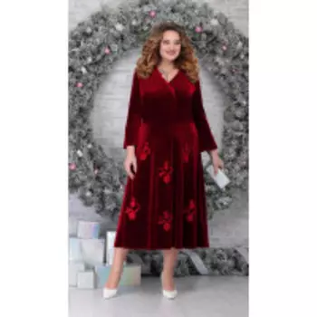 Платье Ninele-2275/1 В цвете: Красный; Размеры: 56,58,60,62,64