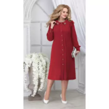 Платье Ninele-2278/1 В цвете: Красный; Размеры: 56,58,60,62,54