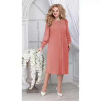 Платье Ninele-2278/6 В цвете: Розовый; Размеры: 56,58,60,62,54