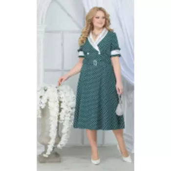 Платье Ninele-2290 В цвете: Зеленый; Размеры: 56,58,60,52,54
