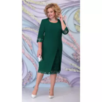 Платье Ninele-2361/1 В цвете: Зеленый; Размеры: 56,58,60,52,54