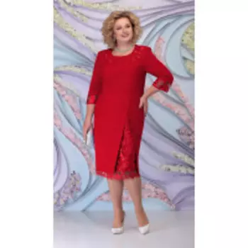 Платье Ninele-2361/2 В цвете: Красный; Размеры: 56,58,60,52,54