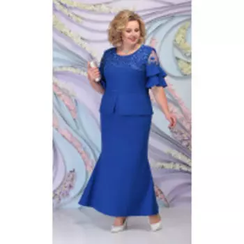 Платье Ninele-3100/4 В цвете: Синий; Размеры: 56,58,60,62,54