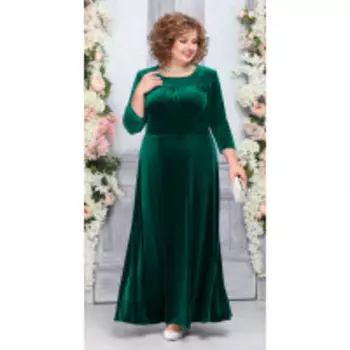 Платье Ninele-5754/2 В цвете: Зеленый; Размеры: 56,58,60,62,54