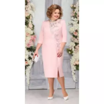 Платье Ninele-5762 В цвете: Бежевый; Размеры: 56,58,60,62,54