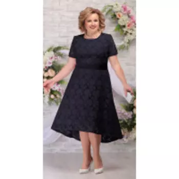 Платье Ninele-5776/1 В цвете: Синий; Размеры: 56,58,60,52,54