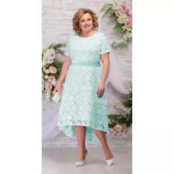 Платье Ninele-5776/2 В цвете: Зеленый; Размеры: 56,58,60,52,54