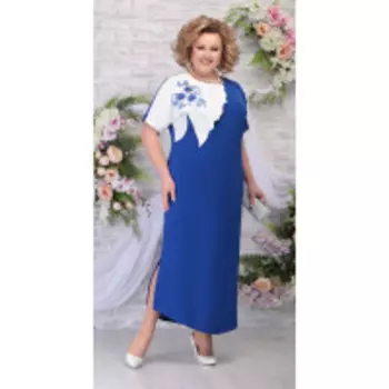 Платье Ninele-5780/2 В цвете: Синий; Размеры: 56,58,60,52,54