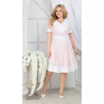 Платье Ninele-5825/2 В цвете: Розовый; Размеры: 56,58,50,52,48,54