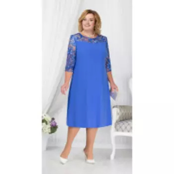 Платье Ninele-7201/2 В цвете: Синий; Размеры: 56,58,60,62,54