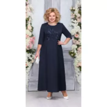 Платье Ninele-7263/4 В цвете: Синий; Размеры: 58,60,62,64,66