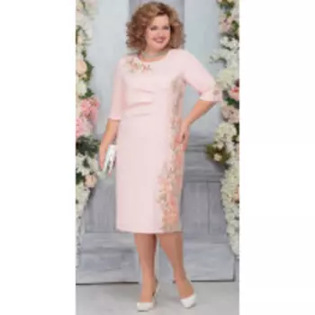 Платье Ninele-7270 В цвете: Бежевый; Размеры: 56,58,60,50,52,48,54