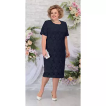 Платье Ninele-7286/1 В цвете: Синий; Размеры: 56,58,60,62,54