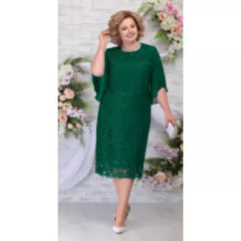 Платье Ninele-7289/1 В цвете: Зеленый; Размеры: 58,60,62,64,66