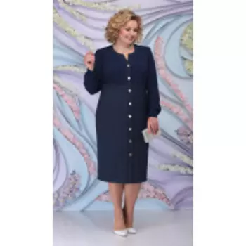 Платье Ninele-7300/3 В цвете: Синий; Размеры: 56,58,60,62,64