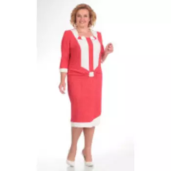 Платье Novella Sharm-2498 В цвете: Красный; Размеры: 56,58,54