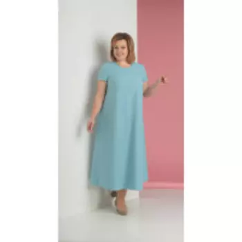 Платье Novella Sharm-3201-1 В цвете: Голубой; Размеры: 64,66